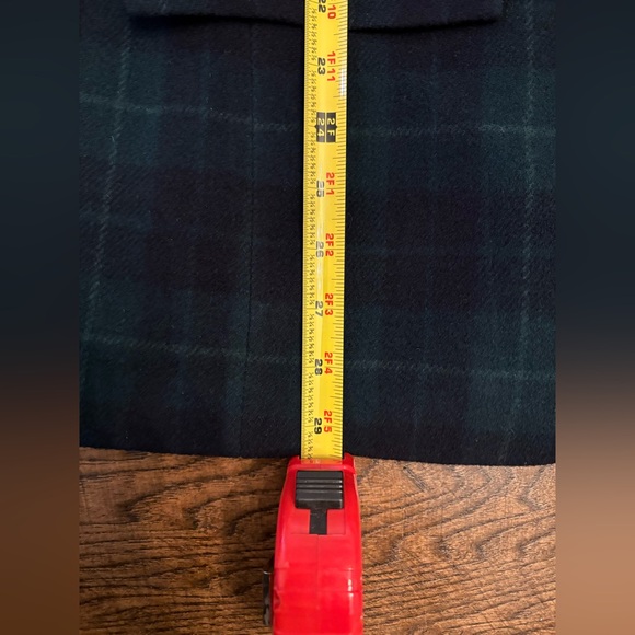 Vintage Plaid wool/fleece blazer - Picture 10 of 13